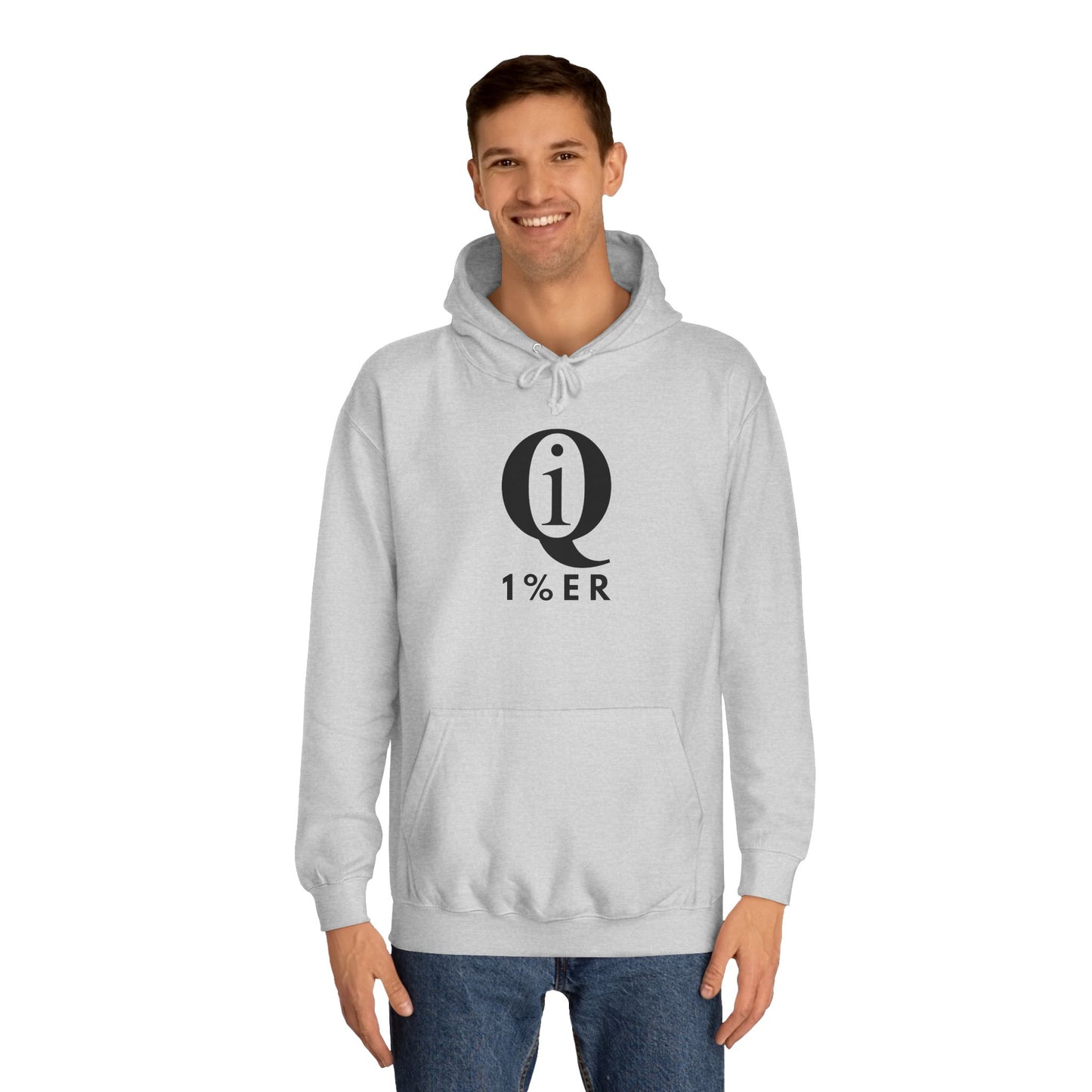 Informative Unisex College Hoodie - 1%ER Design