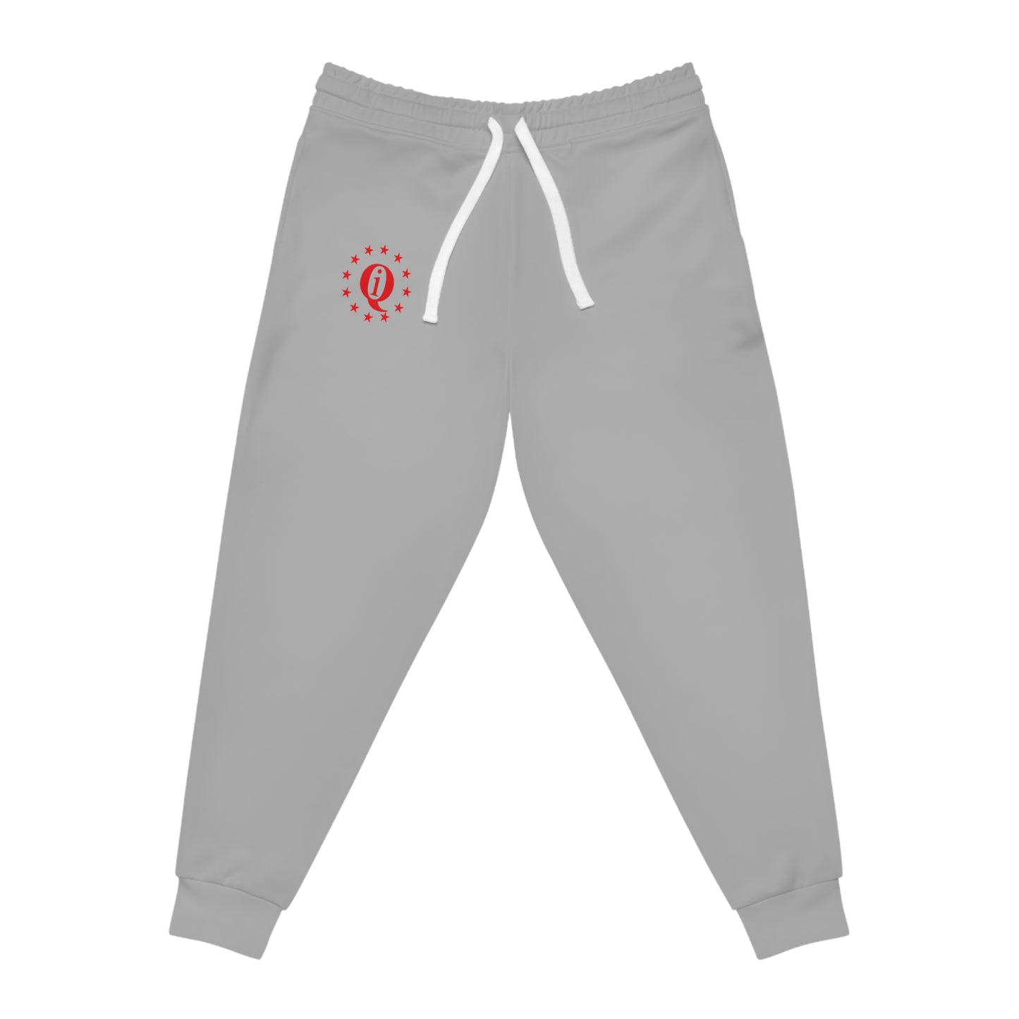 Stylish White Athletic Joggers with Logo - Perfect for Workouts and Casual Wear