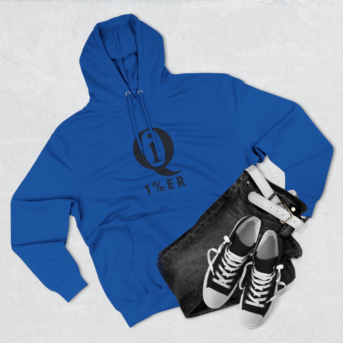 IQ Fashion | Three-Panel Fleece Hoodie