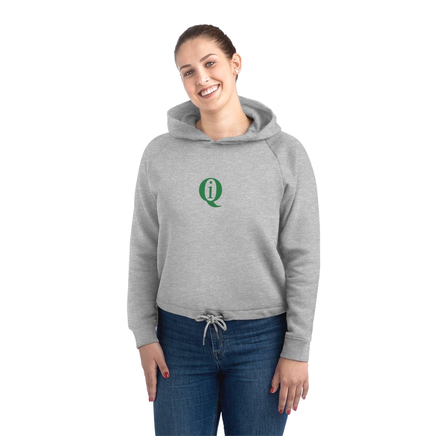 IQ Fashion | Women's Bower Cropped Hoodie Sweatshirt