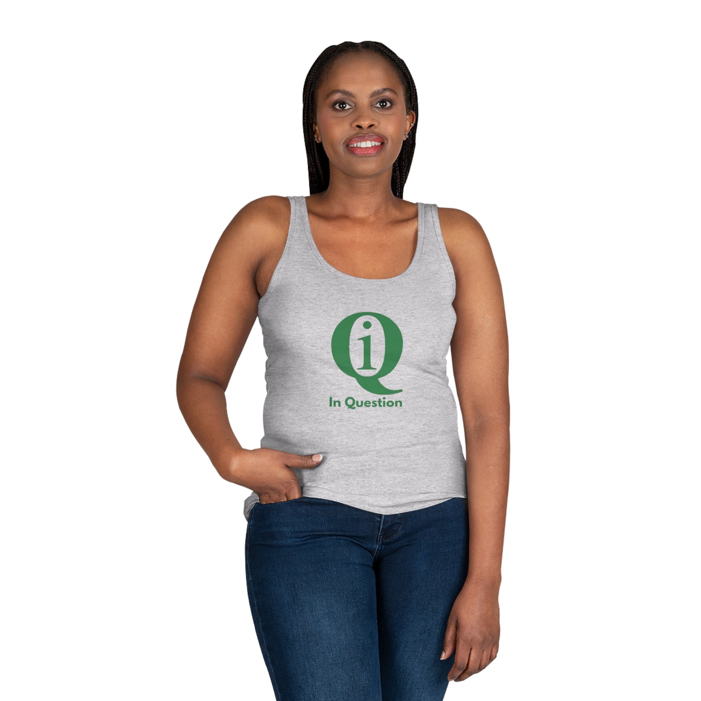 Stylish Women's Tank Top: 'Q On Board' Casualwear for Every Occasion