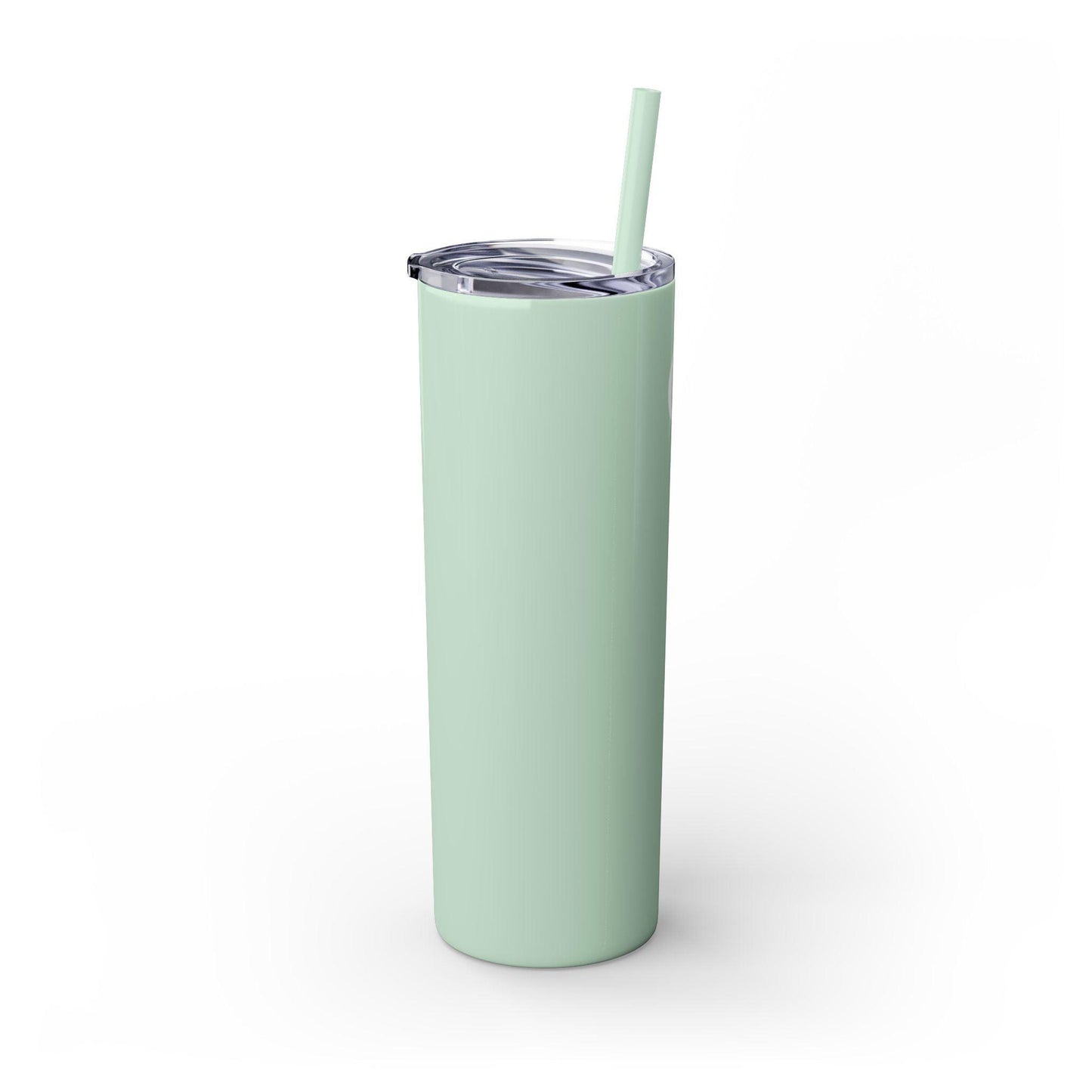 IQ Fashion | Skinny Tumbler with Straw, 20oz