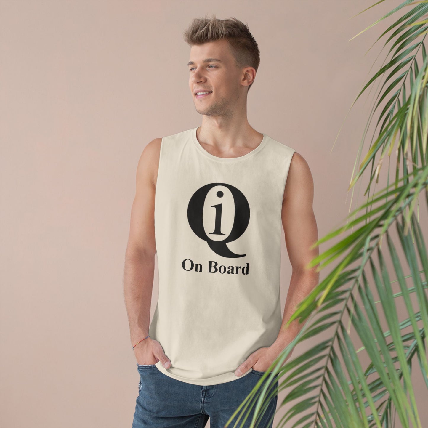 Unisex Barnard Tank - "Q On Board" Motivational Sleeveless Top